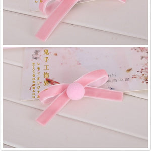 Soft sister Sweet Biscuits Hat Beret Wool Hat Painter Hat Rabbit Spring & Autumn New Side Folder Hairpin Lolita Hair Accessories