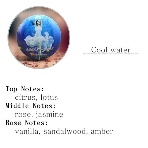 1pc Eau De Parfum 15g Women Soild Perfume Feminino Portable Box Flower Fruit Fragrance Floral Cream Female Parfum Metal Casing