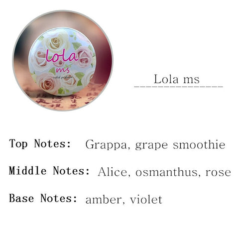 1pc Eau De Parfum 15g Women Soild Perfume Feminino Portable Box Flower Fruit Fragrance Floral Cream Female Parfum Metal Casing