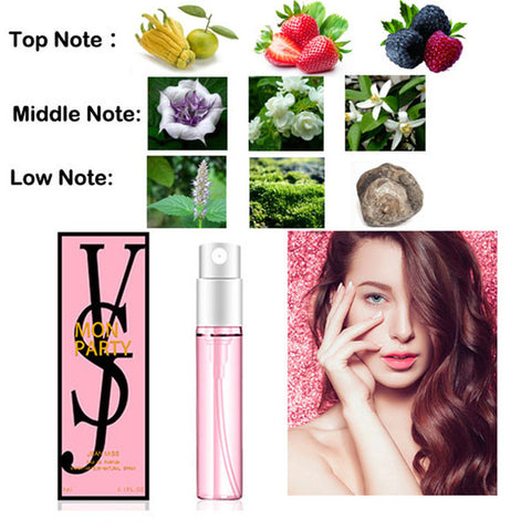 Lasting Mini Perfume Women Men Parfum Deodorant Fragrance Atomizer Body Spay Elegant Ladies Female Male Flower Aromatic Water