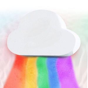 Natural Skin Care Cloud Shape Rainbow Bath Bubble Exfoliating Moisturizing Bath Ball Bombs Skin Care Romantic Bath Salt